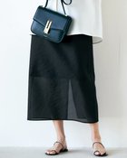 【ドゥクラッセ/DoCLASSE】のオクタシアークロス・スリットスカート ブラック|ID: prp329100004493605 ipo3291000000031687446