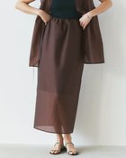 【ドゥクラッセ/DoCLASSE】のオクタシアークロス・スリットスカート ブラウン|ID: prp329100004493605 ipo3291000000036038181