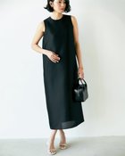 【ドゥクラッセ/DoCLASSE】のオクタダブルクロス・ストレートロングワンピース ブラック|ID: prp329100004493607 ipo3291000000031687451