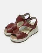 【フィットフィット/fitfit】の厚底レザーサンダル レッドブラウン|ID: prp329100004496520 ipo3291000000035831607