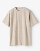 【ドゥクラッセ/DoCLASSE / MEN】のジャガード編みサラッとT グレージュ|ID: prp329100004503343 ipo3291000000031780356
