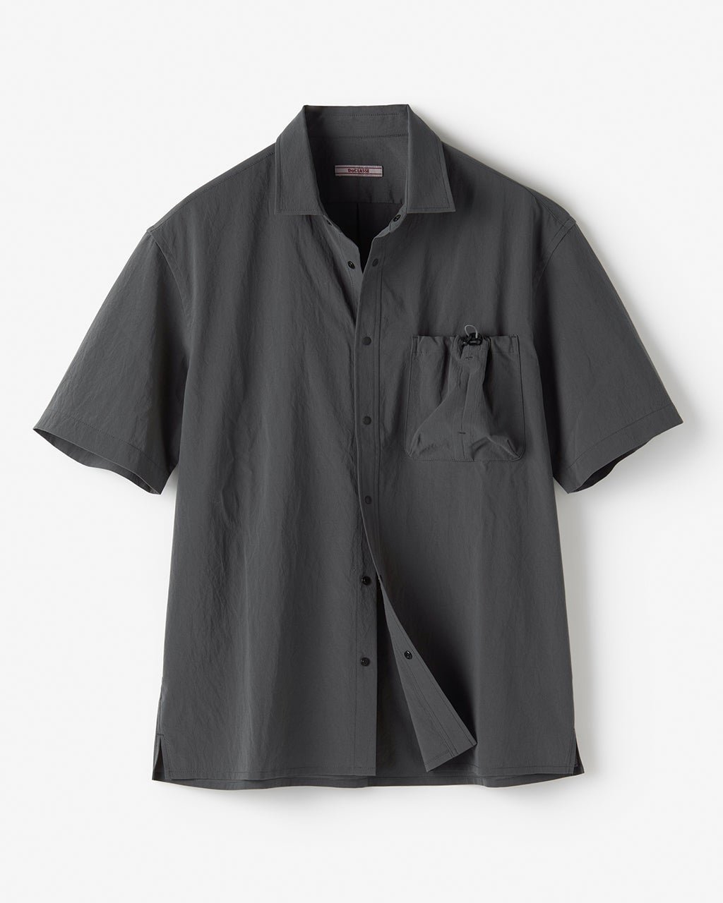 【ドゥクラッセ/DoCLASSE / MEN】の360&deg;ストレッチ高通気DotAirキャンプシャツ インテリア・キッズ・メンズ・レディースファッション・服の通販 founy(ファニー) 　ファッション　Fashion　メンズファッション　MEN　NEW・新作・新着・新入荷　New Arrivals　シャーリング　Shirring　ストレッチ　Stretch　フロント　Front　ポケット　Pocket　メンズ　Mens　エレガント 上品　Elegant　チャコール|ID: prp329100004503345 ipo3291000000031780361