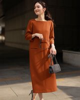 【ドゥクラッセ/DoCLASSE】のカルゼダブルクロス・構築ワンピース 人気、トレンドファッション・服の通販 founy(ファニー) ファッション Fashion レディースファッション Fashion for Women ワンピース Dresses なめらか Smooth, Silky Texture スクエア Square, Square Shape ストレッチ Stretch, Stretchy Fabric セットアップ Set-Up, Coordinated Outfit センター Center, Center Line ボックス Boxy, Box Shape エレガント 上品 Elegant |ID:prp329100004504718