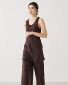 【ドゥクラッセ/DoCLASSE】のビンテージサテン・ロングトップス 人気、トレンドファッション・服の通販 founy(ファニー) ファッション Fashion レディースファッション WOMEN トップス・カットソー Tops/Tshirt NEW・新作・新着・新入荷 New Arrivals インナー Inner ジャケット Jacket スタイリッシュ Stylish タンク Tank ドレープ Drape バイアス Bias ベスト Vest thumbnail ブラウン|ID: prp329100004515273 ipo3291000000031903759