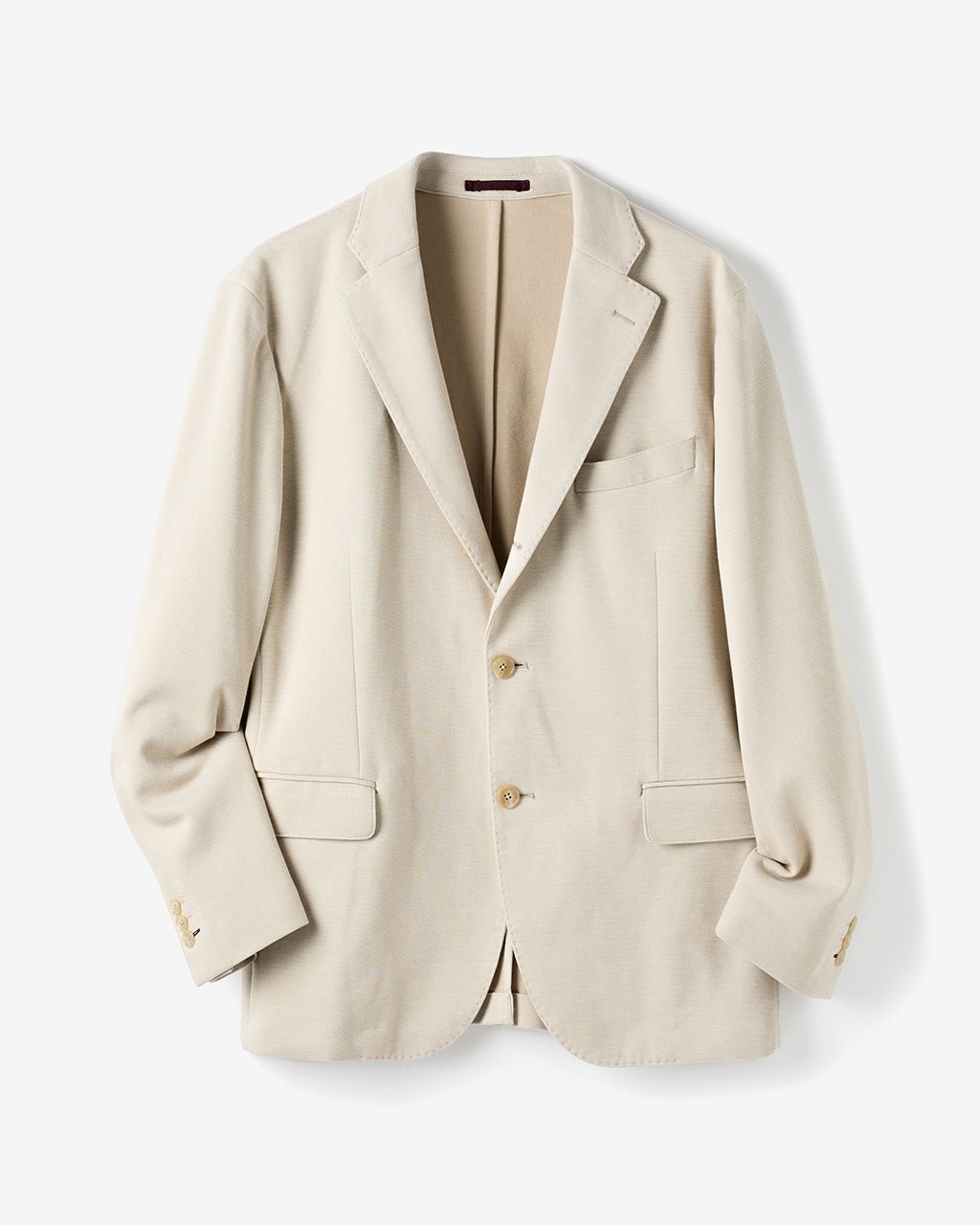 【ドゥクラッセ/DoCLASSE / MEN】のコットンブレンド・Wフェイスジャケット インテリア・キッズ・メンズ・レディースファッション・服の通販 founy(ファニー) 　ファッション　Fashion　メンズファッション　MEN　ジャケット　Jacket　ストレッチ　Stretch　ダブル　Double　フェイス　Face　フラップ　Flap　ベスト　Vest　ポケット　Pocket　メンズ　Mens　鹿の子　Pique　ベージュ|ID: prp329100004516409 ipo3291000000031917192