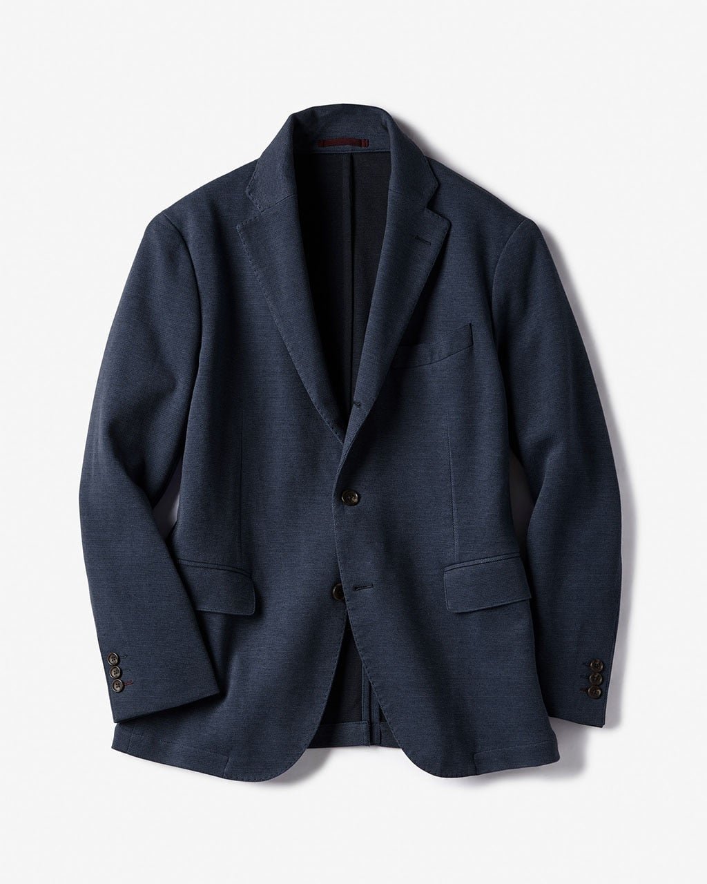 【ドゥクラッセ/DoCLASSE / MEN】のコットンブレンド・Wフェイスジャケット インテリア・キッズ・メンズ・レディースファッション・服の通販 founy(ファニー) 　ファッション　Fashion　メンズファッション　MEN　ジャケット　Jacket　ストレッチ　Stretch　ダブル　Double　フェイス　Face　フラップ　Flap　ベスト　Vest　ポケット　Pocket　メンズ　Mens　鹿の子　Pique　ネイビー|ID: prp329100004516409 ipo3291000000031917196