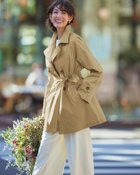 【ドゥクラッセ/DoCLASSE】の高密度ツイル・シーズンレストレンチコート 人気、トレンドファッション・服の通販 founy(ファニー) ファッション Fashion レディースファッション WOMEN アウター Coat Outerwear コート Coats トレンチコート Trench Coats thumbnail ベージュ|ID: prp329100004517634 ipo3291000000031931009