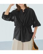 【ドゥクラッセ/DoCLASSE】のシアーロングシャツ・インナータンクセット ブラック|ID: prp329100004522380 ipo3291000000031989321