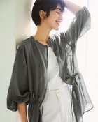 【ドゥクラッセ/DoCLASSE】のシアーロングシャツ・インナータンクセット オリーブ|ID: prp329100004522380 ipo3291000000031989323
