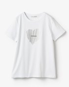 【ドゥクラッセ/DoCLASSE】のメタリックデザインTシャツ シルバー|ID: prp329100004522395 ipo3291000000031989435