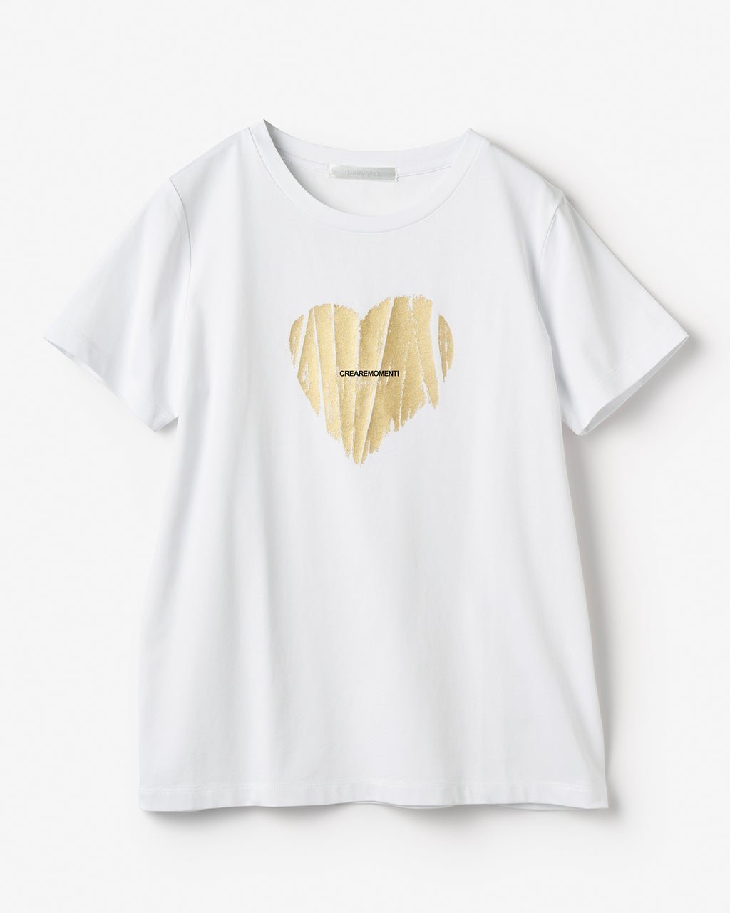 【ドゥクラッセ/DoCLASSE】のメタリックデザインTシャツ インテリア・キッズ・メンズ・レディースファッション・服の通販 founy(ファニー) 　ファッション　Fashion　レディースファッション　WOMEN　トップス・カットソー　Tops/Tshirt　シャツ/ブラウス　Shirts/Blouses　ロング / Tシャツ　T-Shirts　NEW・新作・新着・新入荷　New Arrivals　なめらか　Smooth　グラフィック　Graphic　プリント　Print　エレガント 上品　Elegant　夏　Summer　ゴールド|ID: prp329100004522395 ipo3291000000031989438