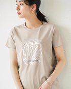 【ドゥクラッセ/DoCLASSE】のメタリックデザインTシャツ ライトグレー|ID: prp329100004522395 ipo3291000000032426761