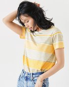 【ドゥクラッセ/DoCLASSE】の綿スラブ・総柄プリントTシャツ イエローパターン|ID: prp329100004522398 ipo3291000000031989451
