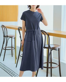 【ドゥクラッセ/DoCLASSE】の異素材コンビ・カーゴワンピース 人気、トレンドファッション・服の通販 founy(ファニー) ファッション Fashion レディースファッション WOMEN ワンピース Dress NEW・新作・新着・新入荷 New Arrivals なめらか Smooth カットソー Cut And Sew セットアップ Set Up ドッキング Docking ワッシャー Washer 人気 Popularity 夏 Summer 春 Spring S/S・春夏 Ss・Spring/Summer |ID:prp329100004522405