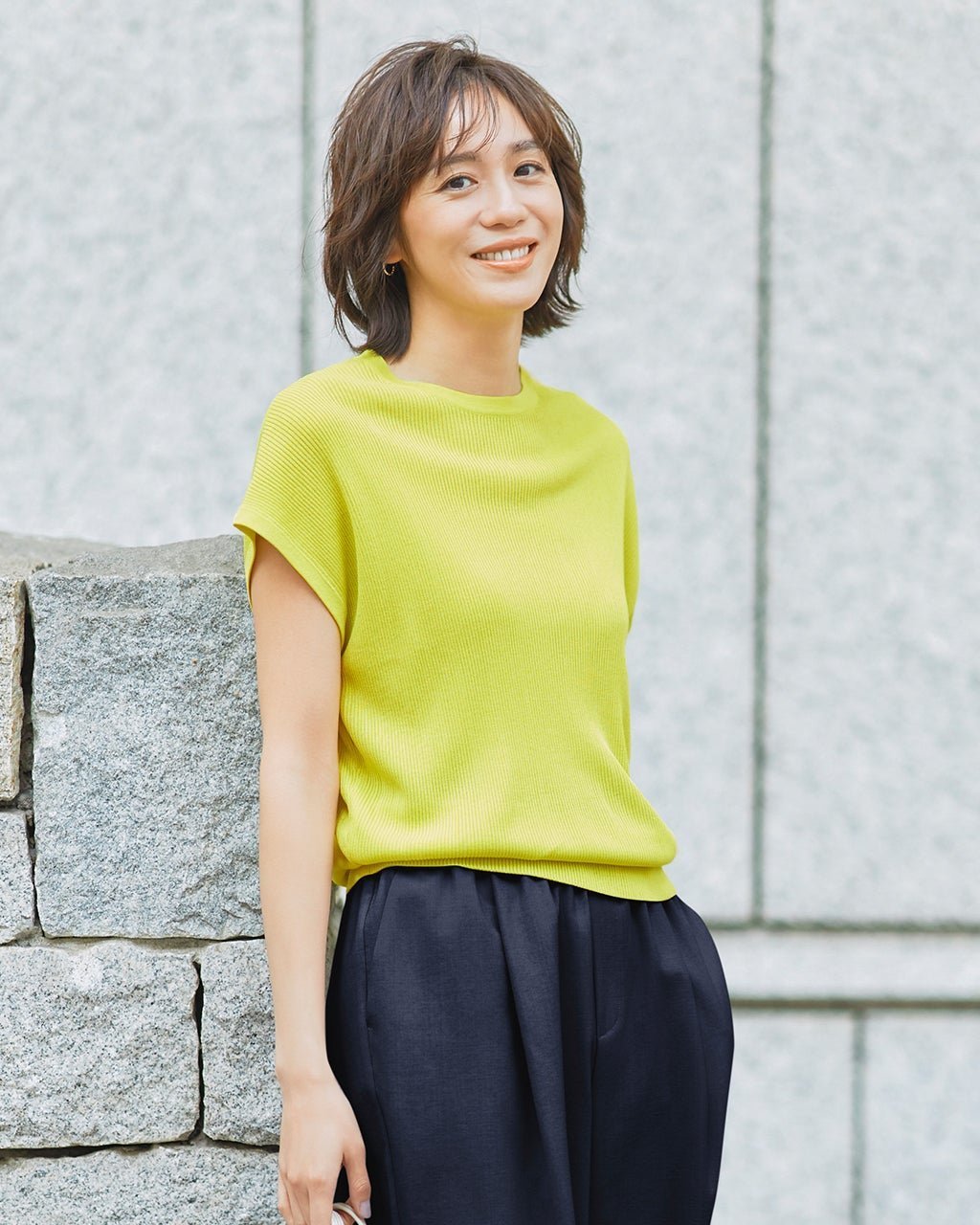 【ドゥクラッセ/DoCLASSE】の光沢リブ・フレンチ袖ニット 人気、トレンドファッション・服の通販 founy(ファニー) 　ファッション　Fashion　レディースファッション　Fashion for Women　トップス・カットソー　Cut & Sew Tops　ニット　Knit Tops & Sweaters　サマー　Summer, Summer Style　リブニット　Rib Knit, Ribbed Knit　 other-1|ID: prp329100004522413 ipo3291000000032246870