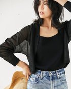 【ドゥクラッセ/DoCLASSE】のシアーニット・ボレロカーディガン 人気、トレンドファッション・服の通販 founy(ファニー) ファッション Fashion レディースファッション WOMEN トップス・カットソー Tops/Tshirt ニット Knit Tops カーディガン Cardigans NEW・新作・新着・新入荷 New Arrivals カーディガン Cardigan シンプル Simple ボレロ Bolero thumbnail ブラック|ID: prp329100004522414 ipo3291000000031989572