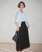【ドゥクラッセ/DoCLASSE】のシアーニット・7分袖カーディガン 人気、トレンドファッション・服の通販 founy(ファニー) ファッション Fashion レディースファッション WOMEN トップス・カットソー Tops/Tshirt ニット Knit Tops カーディガン Cardigans NEW・新作・新着・新入荷 New Arrivals カーディガン Cardigan バランス Balance ポケット Pocket thumbnail ホワイト|ID: prp329100004522415 ipo3291000000031989575
