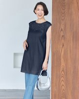 【ドゥクラッセ/DoCLASSE】のカットワーク刺しゅう・切替えチュニック 人気、トレンドファッション・服の通販 founy(ファニー) ファッション Fashion レディースファッション WOMEN トップス・カットソー Tops/Tshirt NEW・新作・新着・新入荷 New Arrivals チュニック Tunic デコルテ Decolletage ミックス Mix リネン Linen ワーク Work |ID:prp329100004522420