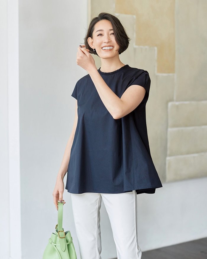 【ドゥクラッセ/DoCLASSE】のプチフリルネック・フォルムブラウス インテリア・キッズ・メンズ・レディースファッション・服の通販 founy(ファニー) https://founy.com/ ファッション Fashion レディースファッション WOMEN トップス・カットソー Tops/Tshirt シャツ/ブラウス Shirts/Blouses NEW・新作・新着・新入荷 New Arrivals フェミニン Feminine フレア Flare フレンチ French リボン Ribbon |ID: prp329100004522422 ipo3291000000031989607