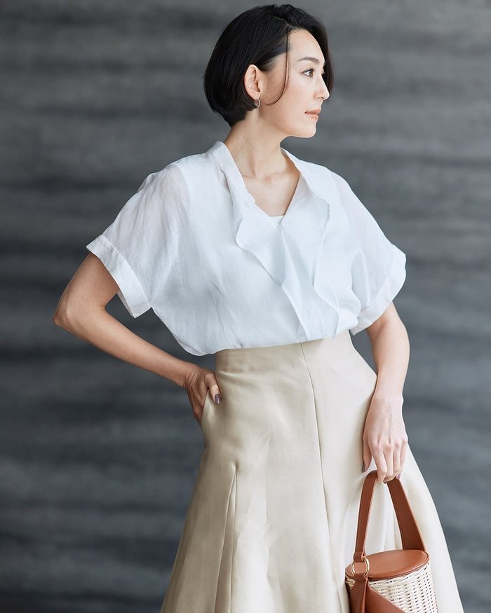 【ドゥクラッセ/DoCLASSE】のシアーラミー・ラッフルフリルブラウス インテリア・キッズ・メンズ・レディースファッション・服の通販 founy(ファニー) https://founy.com/ ファッション Fashion レディースファッション WOMEN トップス・カットソー Tops/Tshirt シャツ/ブラウス Shirts/Blouses NEW・新作・新着・新入荷 New Arrivals フリル Frills 人気 Popularity |ID: prp329100004522423 ipo3291000000031989619