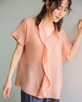 【ドゥクラッセ/DoCLASSE】のシアーラミー・ラッフルフリルブラウス 人気、トレンドファッション・服の通販 founy(ファニー) ファッション Fashion レディースファッション Ladies' Fashion Online トップス・カットソー Tops/Tshirt シャツ/ブラウス Shirts/Blouses フリル Frills 人気 Popularity |ID:prp329100004522423
