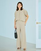 【ドゥクラッセ/DoCLASSE】のビューティフォルム・ボリューム袖ブラウス トープ|ID: prp329100004524162 ipo3291000000032002173