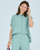 【ドゥクラッセ/DoCLASSE】のビューティフォルム・ボリューム袖ブラウス ライトグリーン|ID: prp329100004524162 ipo3291000000032002176
