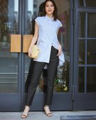 【ドゥクラッセ/DoCLASSE】のドライタッチ・美脚スリムパンツ/63cm ブラック|ID: prp329100004524169 ipo3291000000032002198