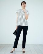 【ドゥクラッセ/DoCLASSE】のドライタッチ・美脚スリムパンツ/63cm 人気、トレンドファッション・服の通販 founy(ファニー) ファッション Fashion レディースファッション Fashion for Women パンツ Pants & Trousers ギャザー Gathered, Ruffled ストレッチ Stretch, Stretchy Fabric スリム Slim, Slim Fit フロント Front, Front Design 夏 Summer thumbnail ブラック|ID: prp329100004524169 ipo3291000000035894450