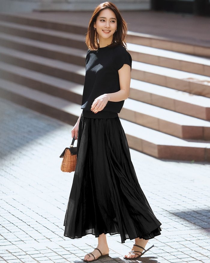 【ドゥクラッセ/DoCLASSE】のシアーライトクロス・フレアスカート インテリア・キッズ・メンズ・レディースファッション・服の通販 founy(ファニー) https://founy.com/ ファッション Fashion レディースファッション Fashion for Women スカート Skirts Aライン・フレアスカート A-Line & Flared Skirts フレア Flare, Flared エレガント 上品 Elegant |ID: prp329100004524185 ipo3291000000033316145