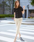 【ドゥクラッセ/DoCLASSE】の裏メッシュ・ストレッチパンツ/サブリナ オフホワイト|ID: prp329100004524187 ipo3291000000032002270