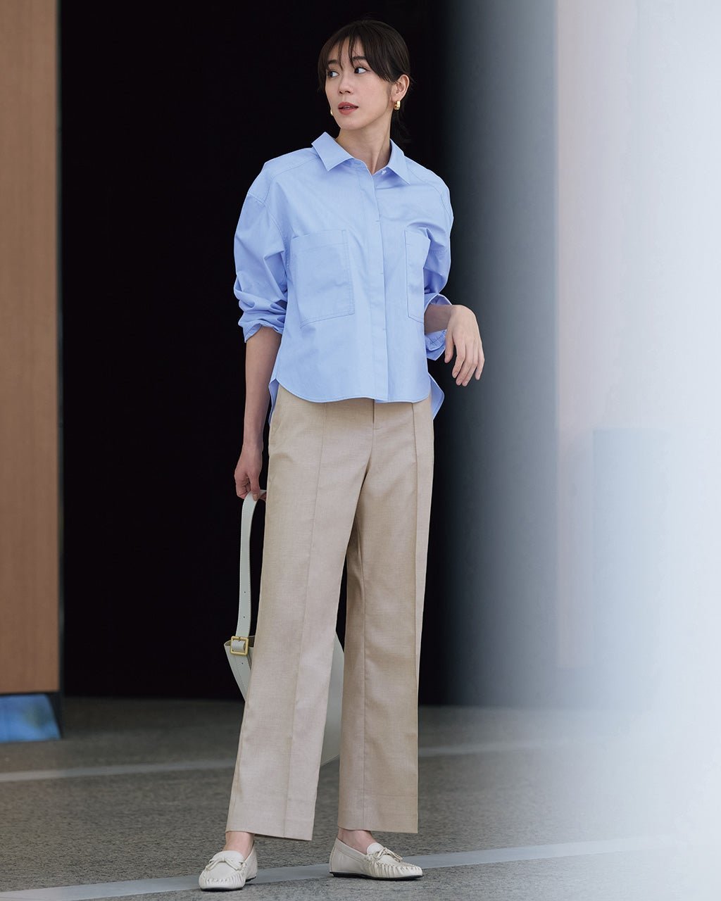【ドゥクラッセ/DoCLASSE】のリネン混クールタッチ・ストレートパンツ/73cm 人気、トレンドファッション・服の通販 founy(ファニー) 　ファッション　Fashion　レディースファッション　Fashion for Women　パンツ　Pants & Trousers　オケージョン　Occasion Wear　オックス　Oxford Fabric　ストレッチ　Stretch, Stretchy Fabric　ストレート　Straight, Straight Cut　チェック　Check, Plaid, Tartan　ベスト　Vest, Waistcoat　メランジ　Melange, Mixed Yarn　リネン　Linen, Linen Fabric　夏　Summer　 other-1|ID: prp329100004524188 ipo3291000000032527610