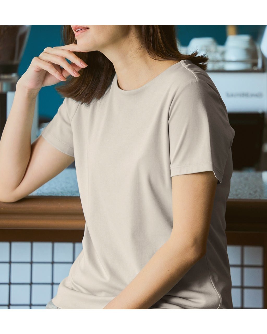 【ドゥクラッセ/DoCLASSE】のクルーネック・半袖/スーピマ・ドゥクラッセTシャツ インテリア・キッズ・メンズ・レディースファッション・服の通販 founy(ファニー) 　ファッション　Fashion　レディースファッション　Ladies' Fashion Online　トップス・カットソー　Tops/Tshirt　シャツ/ブラウス　Shirts/Blouses　ロング / Tシャツ　T-Shirts　カットソー　Cut and Sewn　インナー　Inner　カシミヤ　Cashmere　カットソー　Cut And Sew　シンプル　Simple　ジャケット　Jacket　ダブル　Double　デニム　Denim　定番　Standard　なめらか　Smooth　人気　Popularity　パール　Pearl　フロント　Front　ベーシック　Basic　半袖　Short Sleeve　おすすめ　Recommend　夏　Summer　ビジネス 仕事 通勤　Business　ライトグレー|ID: prp329100004524193 ipo3291000000032002293