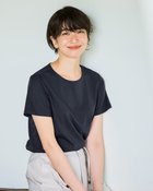 【ドゥクラッセ/DoCLASSE】のクルーネック・半袖/スーピマ・ドゥクラッセTシャツ ミッドナイトブルー|ID: prp329100004524193 ipo3291000000032002299