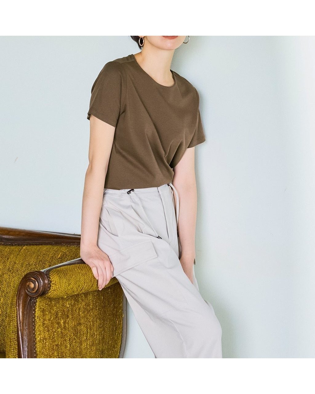 【ドゥクラッセ/DoCLASSE】のクルーネック・半袖/スーピマ・ドゥクラッセTシャツ インテリア・キッズ・メンズ・レディースファッション・服の通販 founy(ファニー) 　ファッション　Fashion　レディースファッション　Ladies' Fashion Online　トップス・カットソー　Tops/Tshirt　シャツ/ブラウス　Shirts/Blouses　ロング / Tシャツ　T-Shirts　カットソー　Cut and Sewn　インナー　Inner　カシミヤ　Cashmere　カットソー　Cut And Sew　シンプル　Simple　ジャケット　Jacket　ダブル　Double　デニム　Denim　定番　Standard　なめらか　Smooth　人気　Popularity　パール　Pearl　フロント　Front　ベーシック　Basic　半袖　Short Sleeve　おすすめ　Recommend　夏　Summer　ビジネス 仕事 通勤　Business　ダークブラウン|ID: prp329100004524193 ipo3291000000032002301