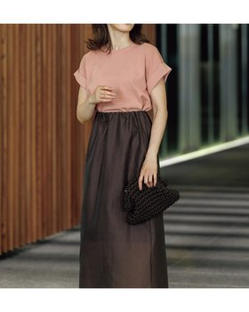 【ドゥクラッセ/DoCLASSE】のドライタッチニット・ダブル袖プルオーバー 人気、トレンドファッション・服の通販 founy(ファニー) ファッション Fashion レディースファッション Ladies' Fashion Online トップス・カットソー Tops/Tshirt ニット Knit Tops プルオーバー Pullover なめらか Smooth カットソー Cut And Sew セーター Sweater ダブル Double エレガント 上品 Elegant 夏 Summer |ID:prp329100004524201