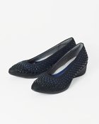 【フィットフィット/fitfit】の手編みメッシュポインテッドパンプニーカー ネイビー×ブラック|ID: prp329100004527119 ipo3291000000032015291