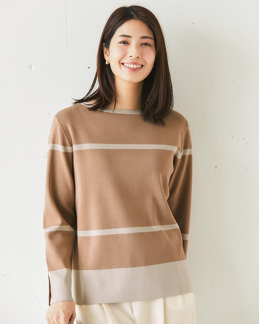 【ドゥクラッセ/DoCLASSE】の総針ニット・ランダムボーダープルオーバー 人気、トレンドファッション・服の通販 founy(ファニー) 　ファッション　Fashion　レディースファッション　WOMEN　トップス・カットソー　Tops/Tshirt　ニット　Knit Tops　プルオーバー　Pullover　おすすめ　Recommend　スマート　Smart　セーター　Sweater　ボーダー　Border　ランダム　Random　無地　Plain Color　 other-1|ID: prp329100004529810 ipo3291000000032026811