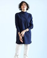 【ドゥクラッセ/DoCLASSE】の超長綿・シャツテールハイネック 人気、トレンドファッション・服の通販 founy(ファニー) ファッション Fashion レディースファッション WOMEN トップス・カットソー Tops/Tshirt シャツ/ブラウス Shirts/Blouses ロング / Tシャツ T-Shirts カットソー Cut and Sewn なめらか Smooth カットソー Cut And Sew |ID:prp329100004532756