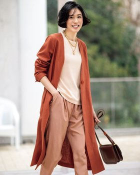 【ドゥクラッセ/DoCLASSE】 6番麻・ノーカラー羽織りコート人気、トレンドファッション・服の通販 founy(ファニー) ファッション Fashion レディースファッション WOMEN アウター Coat Outerwear コート Coats ジャケット Jackets カットソー Cut And Sew ジャケット Jacket スタイリッシュ Stylish リネン Linen |ID:prp329100004537540