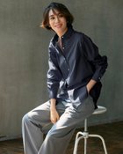 【ドゥクラッセ/DoCLASSE】のコットンオックス・パールボタンロングシャツ 人気、トレンドファッション・服の通販 founy(ファニー) ファッション Fashion レディースファッション WOMEN トップス・カットソー Tops/Tshirt シャツ/ブラウス Shirts/Blouses アクセサリー Accessories シンプル Simple パール Pearl マニッシュ Mannish thumbnail ダークネイビー|ID: prp329100004541609 ipo3291000000032088461