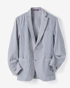【ドゥクラッセ/DoCLASSE / MEN】のストレッチサッカージャケット/スリム ブルーストライプ|ID: prp329100004546697 ipo3291000000032126481