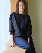 【ドゥクラッセ/DoCLASSE】の刺繍ストライプ・プルオーバーブラウス ミッドナイトブルー|ID: prp329100004556924 ipo3291000000036038190