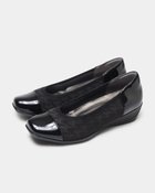 【フィットフィット/fitfit】の撥水バイカラーパンプス2 ブラック×エナメル|ID: prp329100004565593 ipo3291000000032515370
