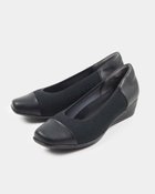 【フィットフィット/fitfit】の撥水バイカラーパンプス2 ブラック×ブラック|ID: prp329100004565593 ipo3291000000032515382