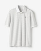 【ドゥクラッセ/DoCLASSE / MEN】のエクストラクリーン鹿の子ボーダーポロ 半袖 ホワイトxグレー|ID: prp329100004571941 ipo3291000000035894514