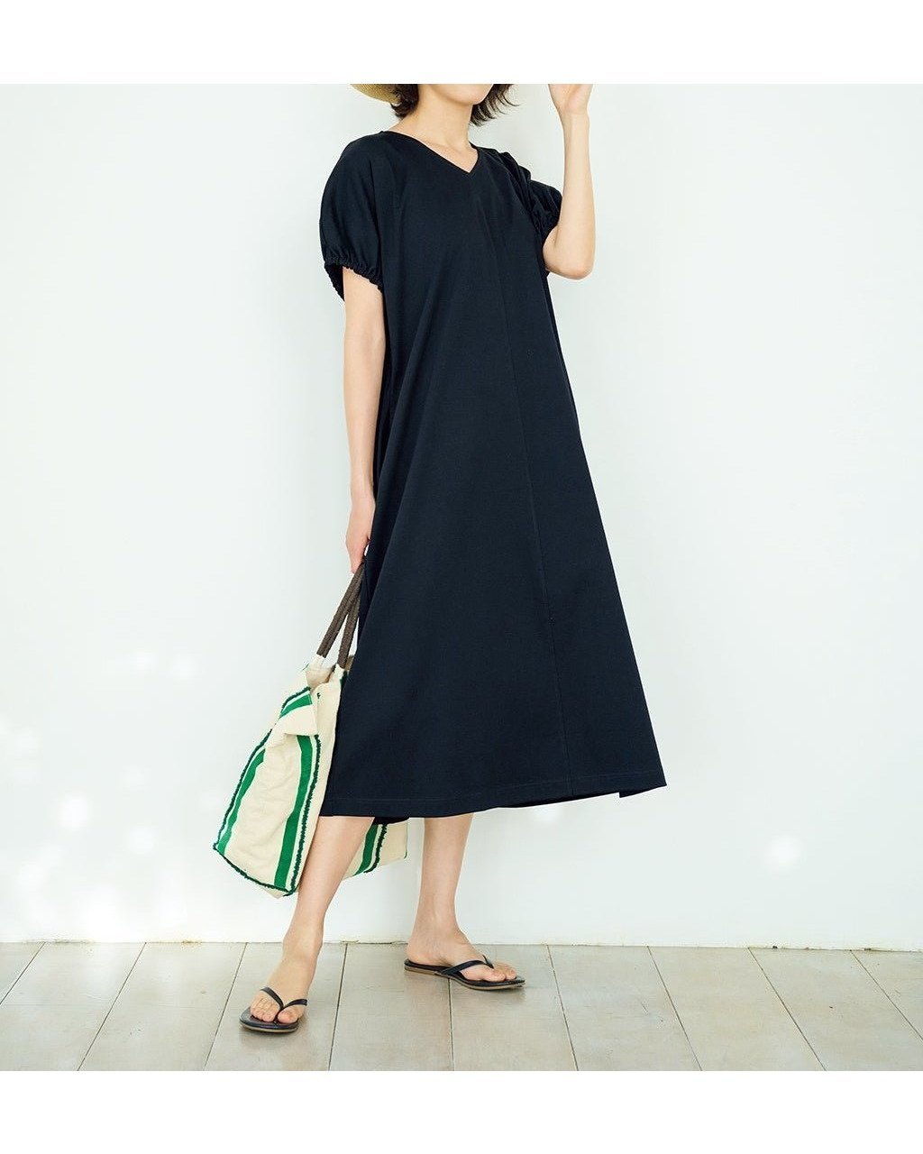 【ドゥクラッセ/DoCLASSE】のコットンスムース・ギャザー袖Aラインワンピ 人気、トレンドファッション・服の通販 founy(ファニー) 　ファッション　Fashion　レディースファッション　WOMEN　ワンピース　Dress　Aラインワンピース　A-line Dress　NEW・新作・新着・新入荷　New Arrivals　なめらか　Smooth　ギャザー　Gather　スリーブ　Sleeve　センター　Center　 other-1|ID: prp329100004571958 ipo3291000000032352373