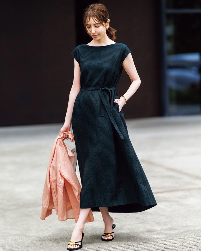 【ドゥクラッセ/DoCLASSE】のシアーボーダー・セミフレアワンピース インテリア・キッズ・メンズ・レディースファッション・服の通販 founy(ファニー) https://founy.com/ ファッション Fashion レディースファッション Fashion for Women ワンピース Dresses 新作・新入荷 New Arrivals / New In シアー Sheer, See-Through フェミニン Feminine, Girly フレア Flare, Flared ボーダー Border, Stripe リボン Ribbon, Bow 夏 Summer |ID: prp329100004571960 ipo3291000000032697062