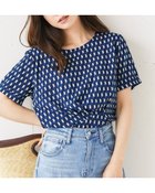 【ドゥクラッセ/DoCLASSE】の綿スラブ・アシメタックプルオーバー ネイビー|ID:prp329100004571962