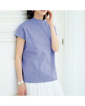 【ドゥクラッセ/DoCLASSE】の高密度シルコットン・リブ切替えデザインT 人気、トレンドファッション・服の通販 founy(ファニー) ファッション Fashion レディースファッション WOMEN トップス・カットソー Tops/Tshirt シャツ/ブラウス Shirts/Blouses ロング / Tシャツ T-Shirts カットソー Cut and Sewn NEW・新作・新着・新入荷 New Arrivals カットソー Cut And Sew フォルム Form ボックス Box 夏 Summer |ID:prp329100004571964